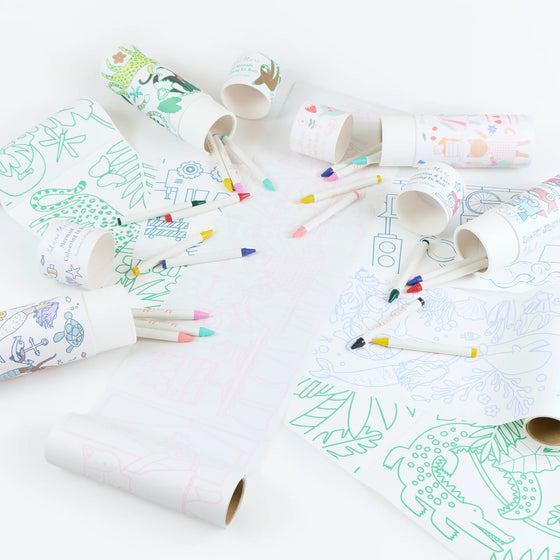 Розмальовка Mermaid Colouring Roll