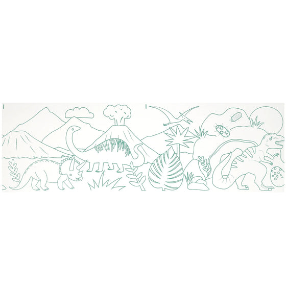 Розмальовка Dinosaur Colouring Roll