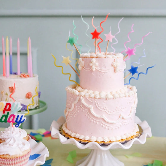 Набір свічок  Pastel Swirly