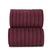 Load image into Gallery viewer, Condor колготи в рубчик garnet
