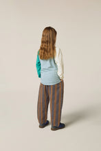 Load image into Gallery viewer, Лонгслів Light Blue Color Block Tshirt
