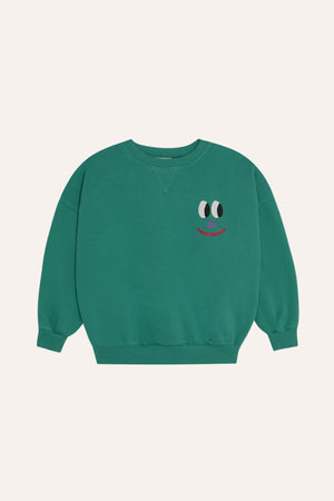 Світшот Smiling Face Green Sweatshirt