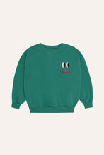 Load image into Gallery viewer, Світшот Smiling Face Green Sweatshirt
