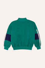 Load image into Gallery viewer, Світшот Green Color Block Sweatshirt
