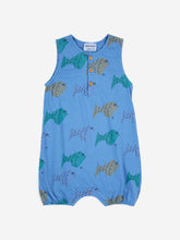 Load image into Gallery viewer, Multicolor fish all over playsuit
