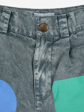 Load image into Gallery viewer, Geometric color block woven bermuda shorts
