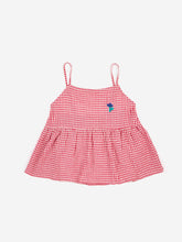 Load image into Gallery viewer, Pink vichy woven tank top

