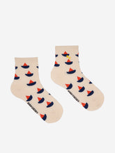 Load image into Gallery viewer, Sail boat all over short socks
