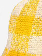 Load image into Gallery viewer, Checkered crochet hat
