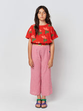 Load image into Gallery viewer, Pink vichy woven culotte pants
