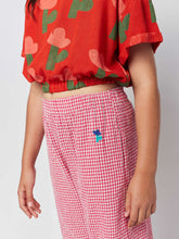 Load image into Gallery viewer, Pink vichy woven culotte pants
