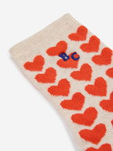 Load image into Gallery viewer, Hearts short socks
