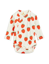 Load image into Gallery viewer, Strawberries long sleeve bodysuit
