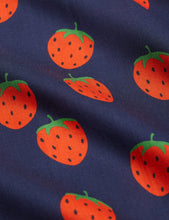 Load image into Gallery viewer, Strawberries woven puff sleeve dress
