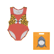 Load image into Gallery viewer, Cheetah swimsuit
