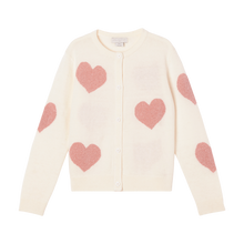 Load image into Gallery viewer, Hearts cardigan
