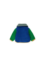 Load image into Gallery viewer, Color blocked sherpa baby jacket
