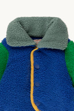 Load image into Gallery viewer, Color blocked sherpa baby jacket
