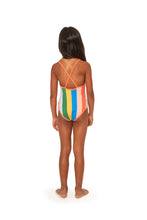 Load image into Gallery viewer, Multicolor stripes swimsuit
